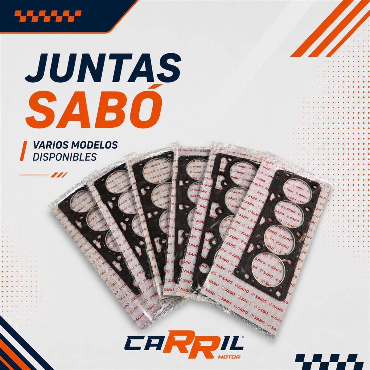 Juntas Sabó, varios modelos disponibles